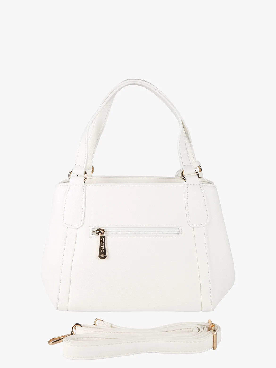 Charro Borsa donna mini tote in ecopelle - bianco