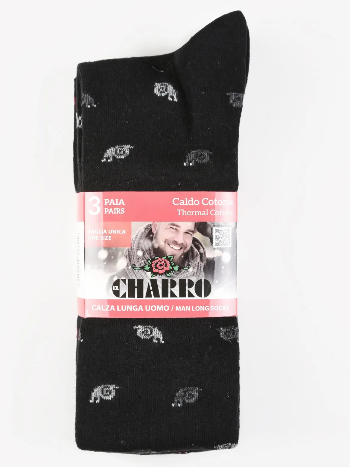 Charro Calze lunghe uomo lumaca confezione 3 paia
