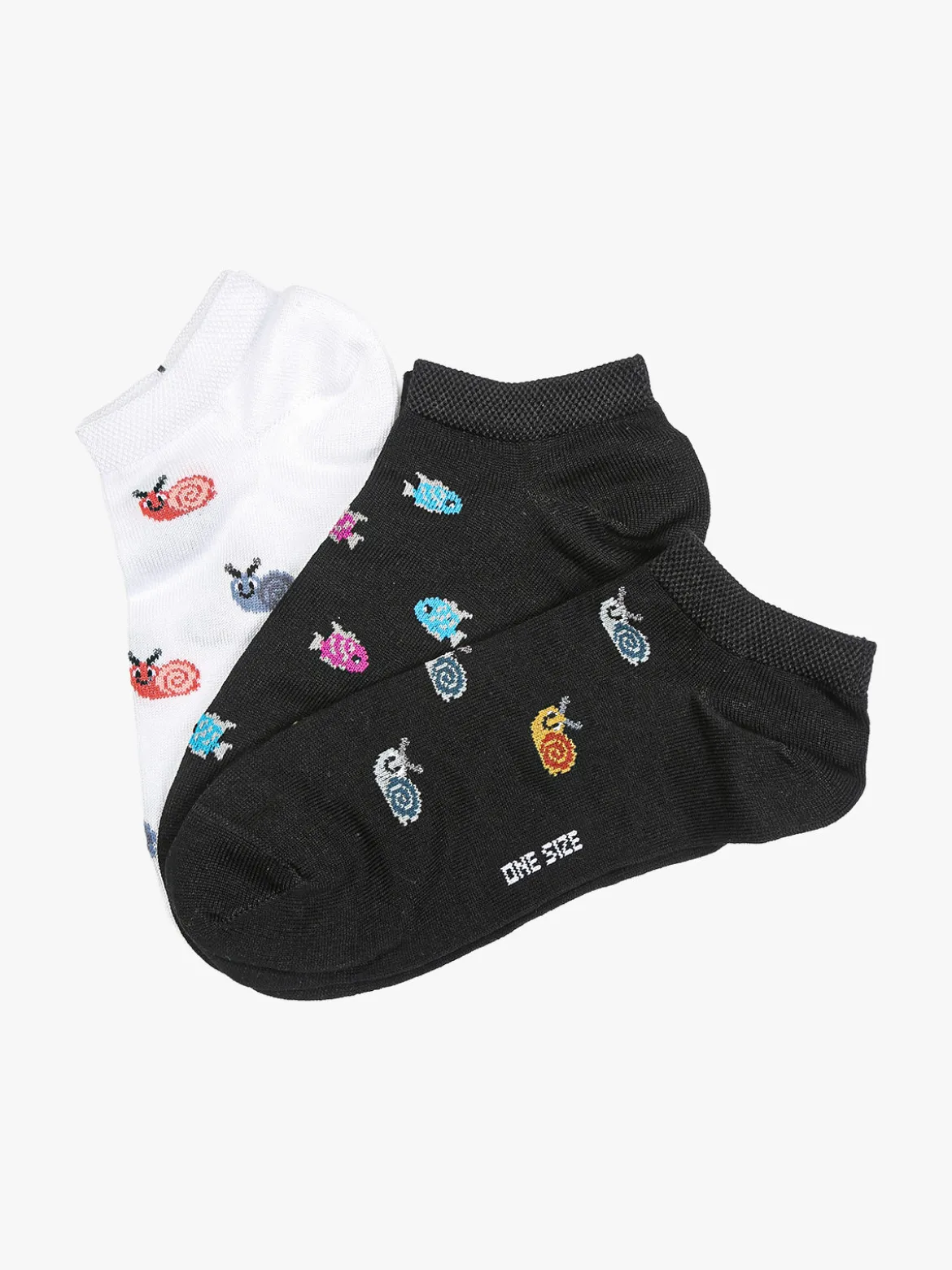 Charro Confezione da 3 paia di calze corte sneakers da donna in cotone