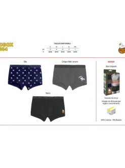 Chill Duck Confezione da 3 boxer da uomo in cotone con stampe disegni