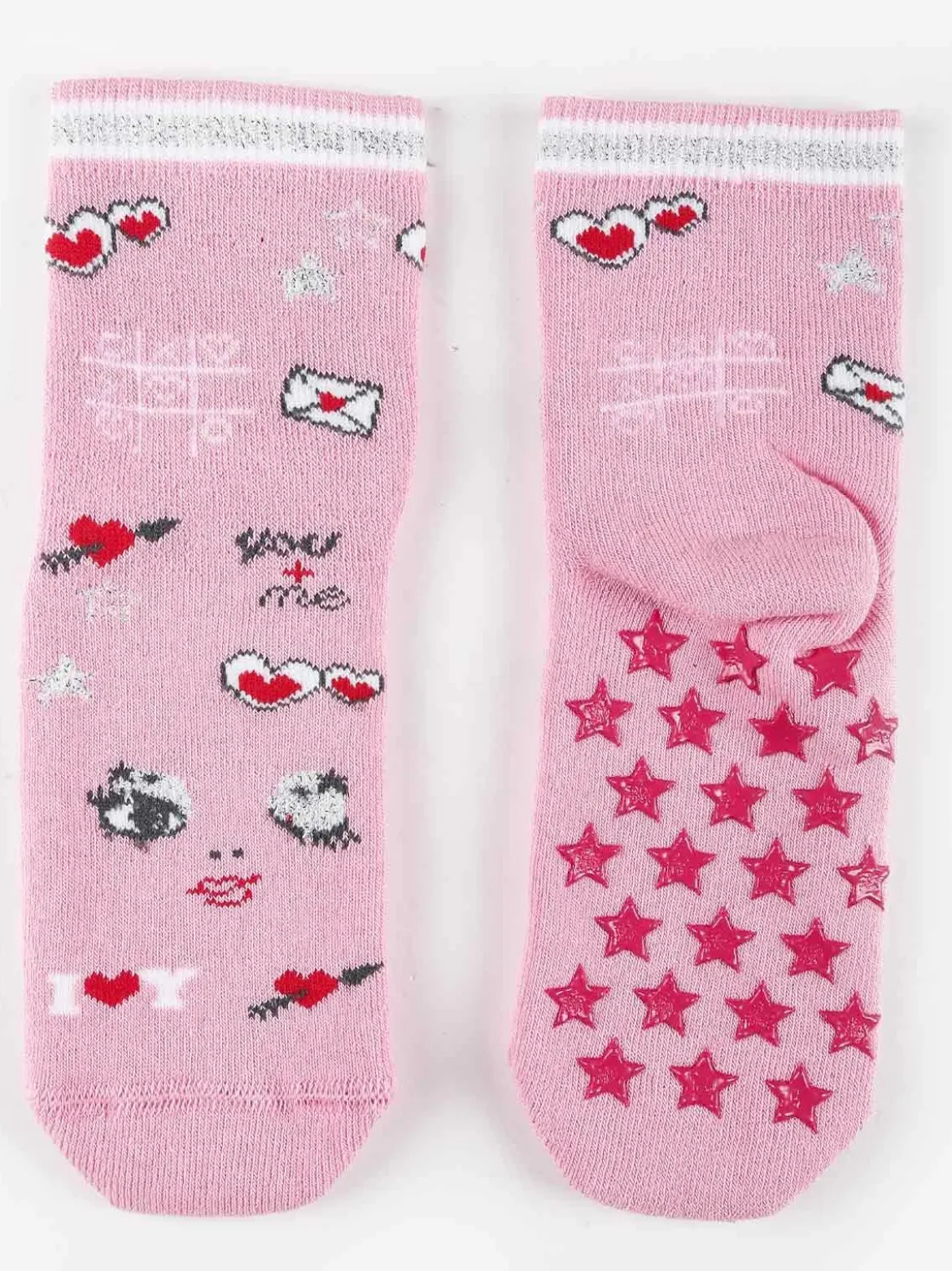 Ciocca Calze antiscivolo da bambina con stampe