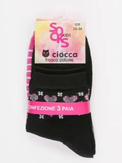 Ciocca Calze bambina confezione 3 paia