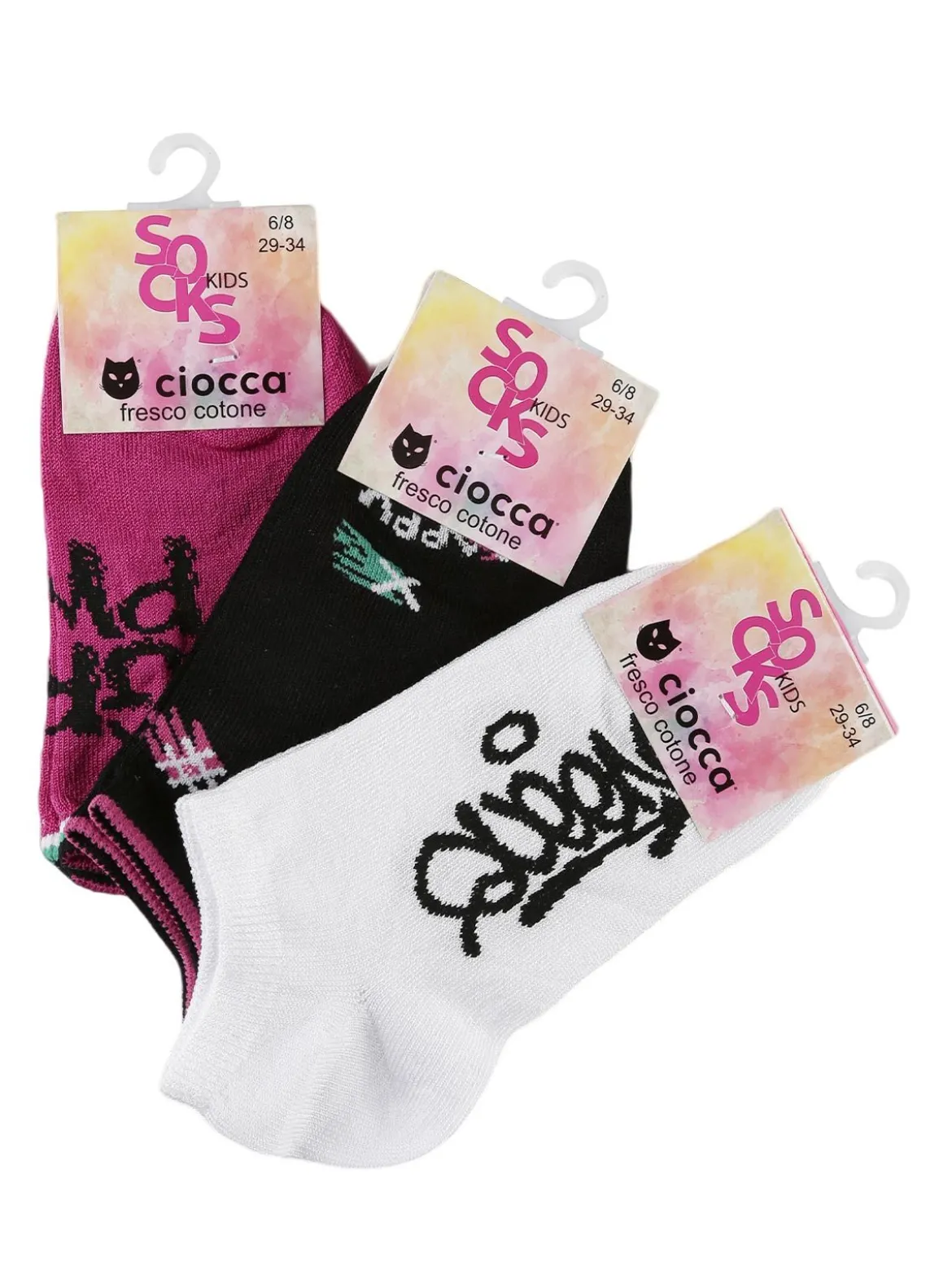 Ciocca Calze corte da bambina Confezione da 3 paia
