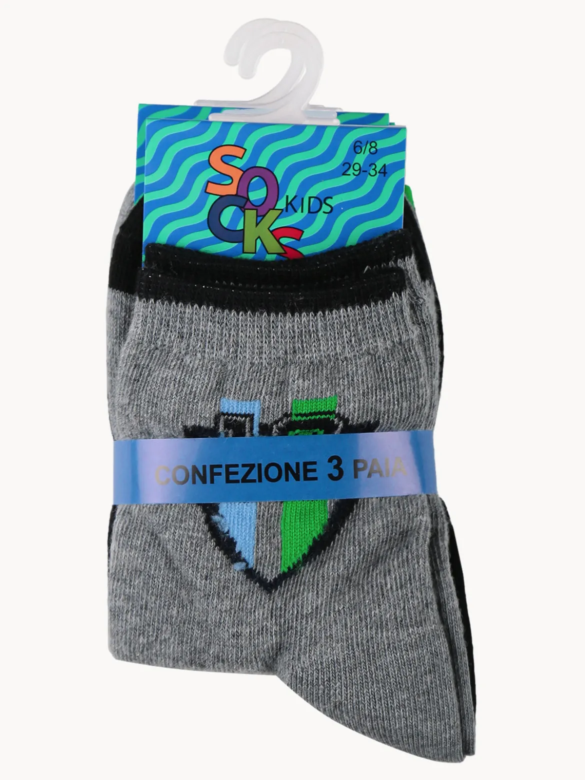 Ciocca Calze corte da bambino. Confezione da 3 paia