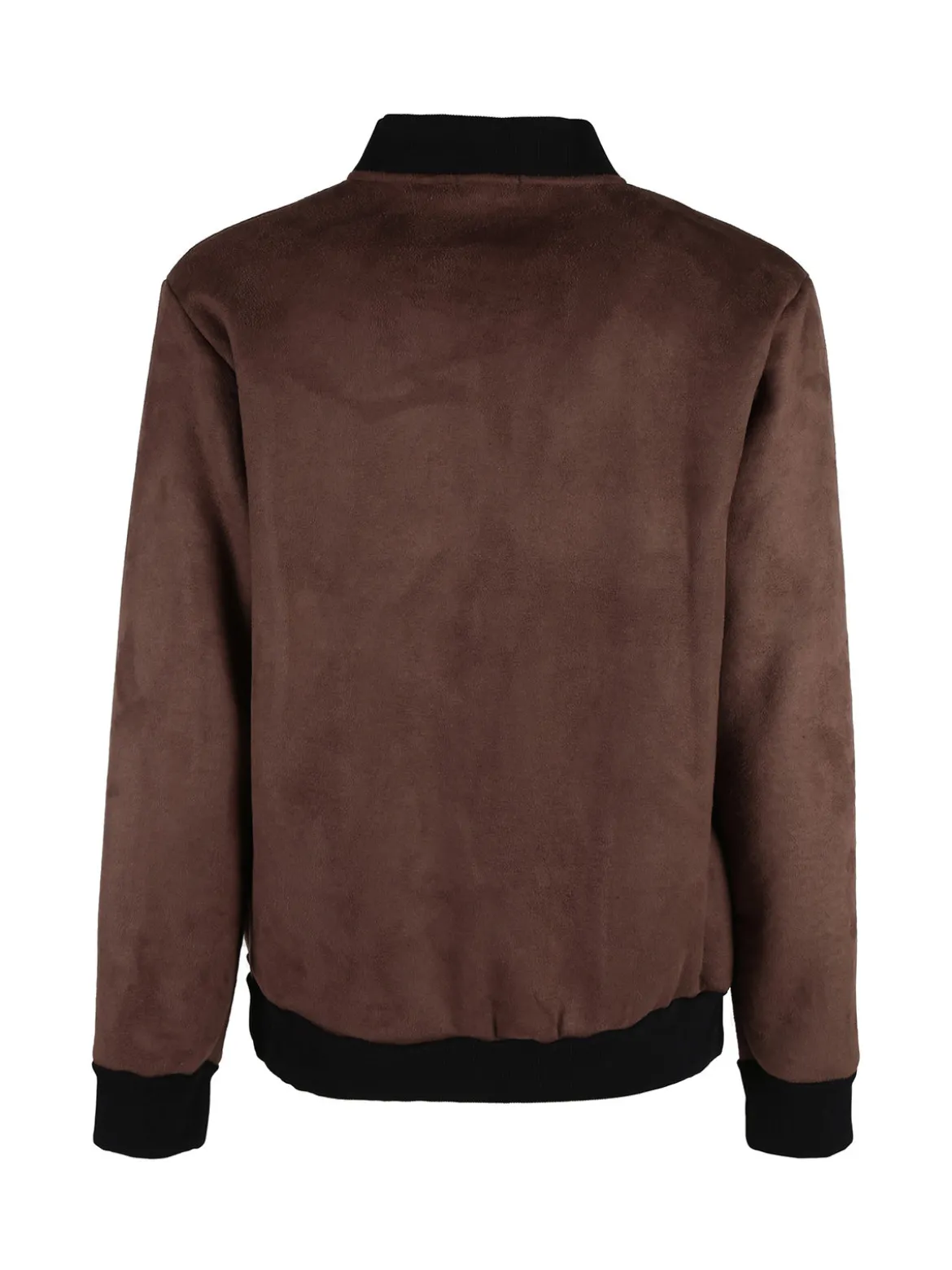 Close-Up Giacca da uomo scamosciata con zip