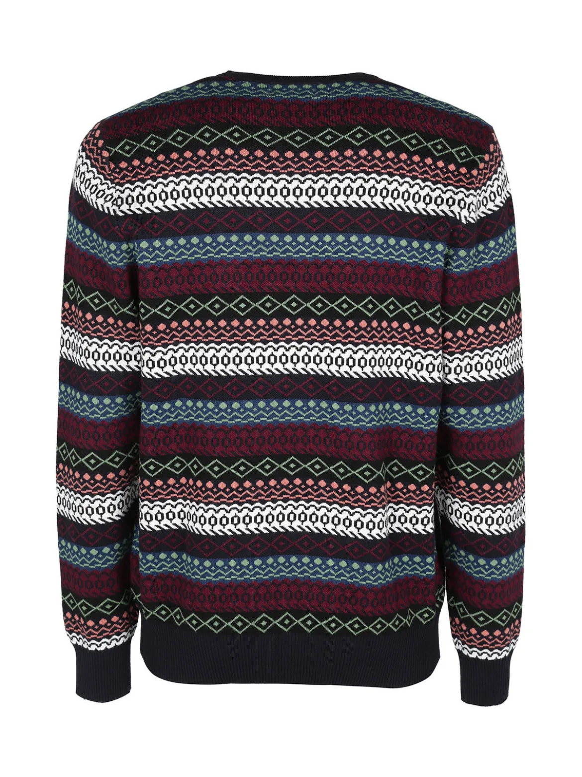 Close-Up Maglione girocollo da uomo con stampe colorate