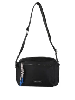 Coconuda Borsa a tracolla da donna in tessuto - nero