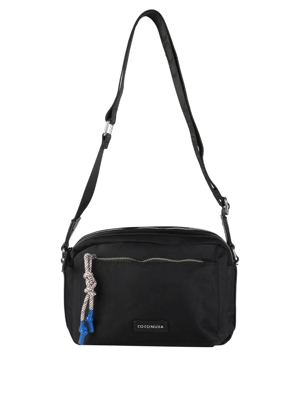 Coconuda Borsa a tracolla da donna in tessuto - nero