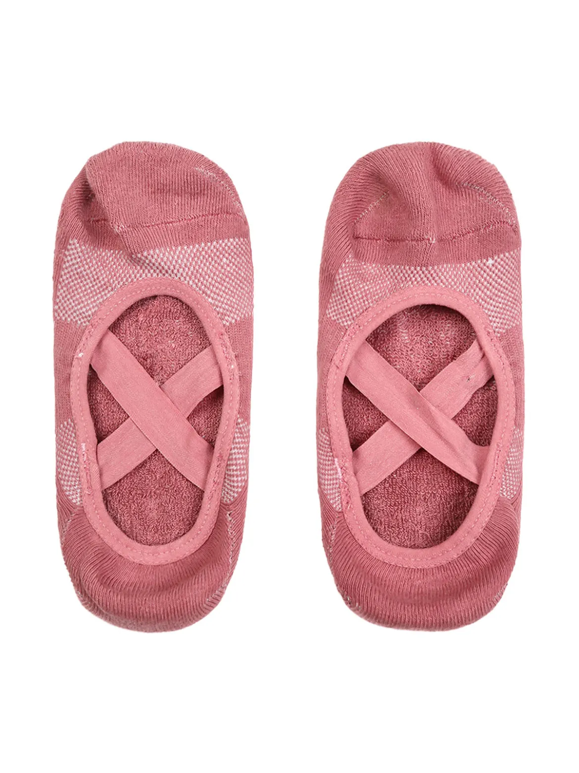 Coconuda Calze fitness antiscivolo da donna - rosa