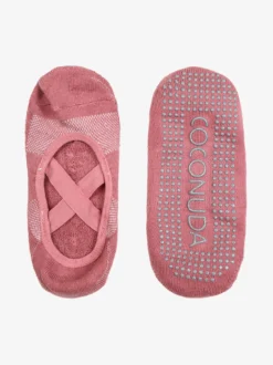 Coconuda Calze fitness antiscivolo da donna - rosa