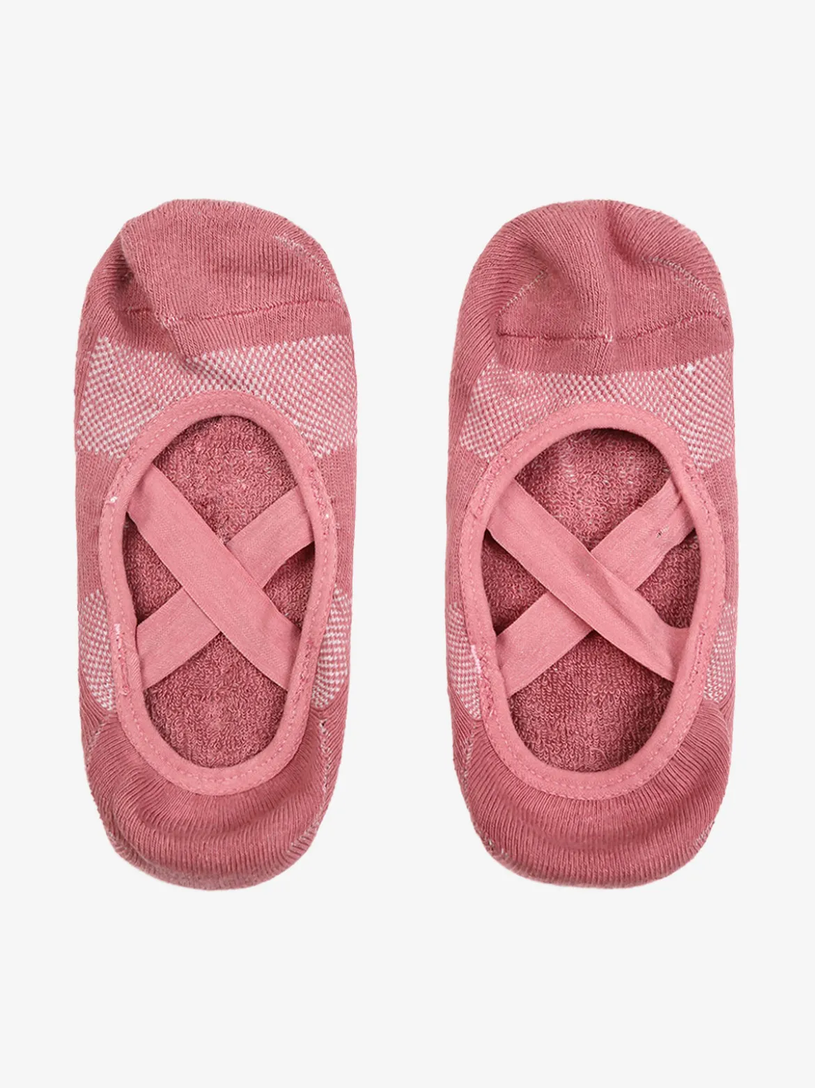 Coconuda Calze fitness antiscivolo da donna - rosa