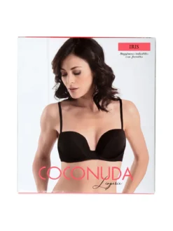 Coconuda IRIS Reggiseno imbottito in microfibra con ferretto COPPA B - nero