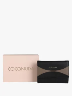 Coconuda Portafoglio in pelle da donna con portamonete esterno