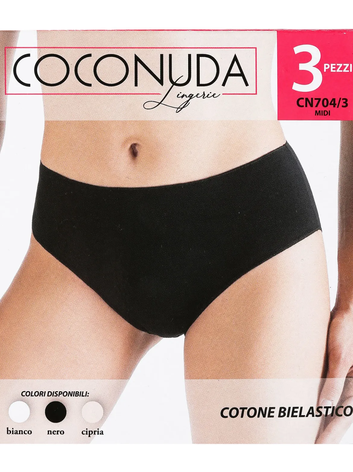 Coconuda Slip midi donna 3 pezzi