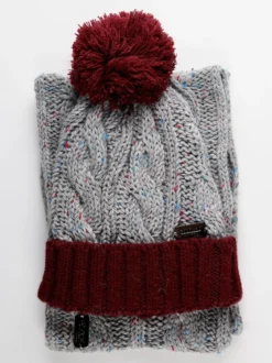 Colombo Cappellino con pompon + scaldacollo set 2 pezzi