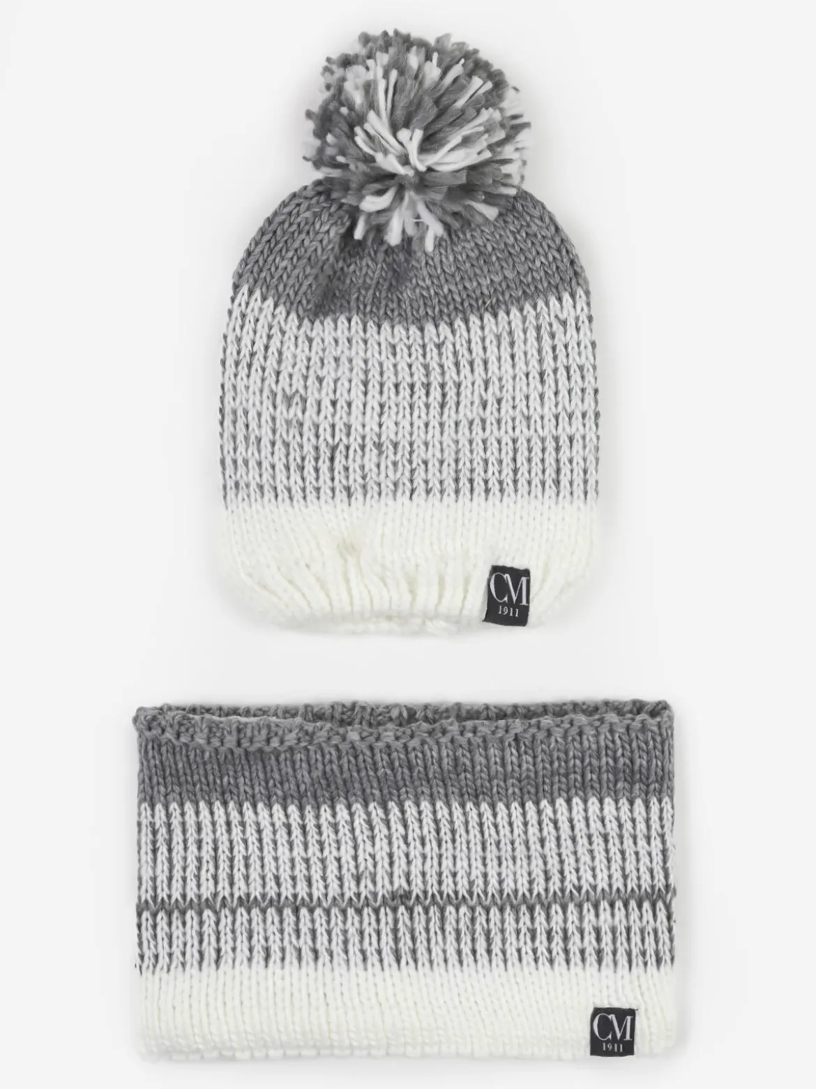 Colombo Set bambini cappello + scaldacollo in maglia
