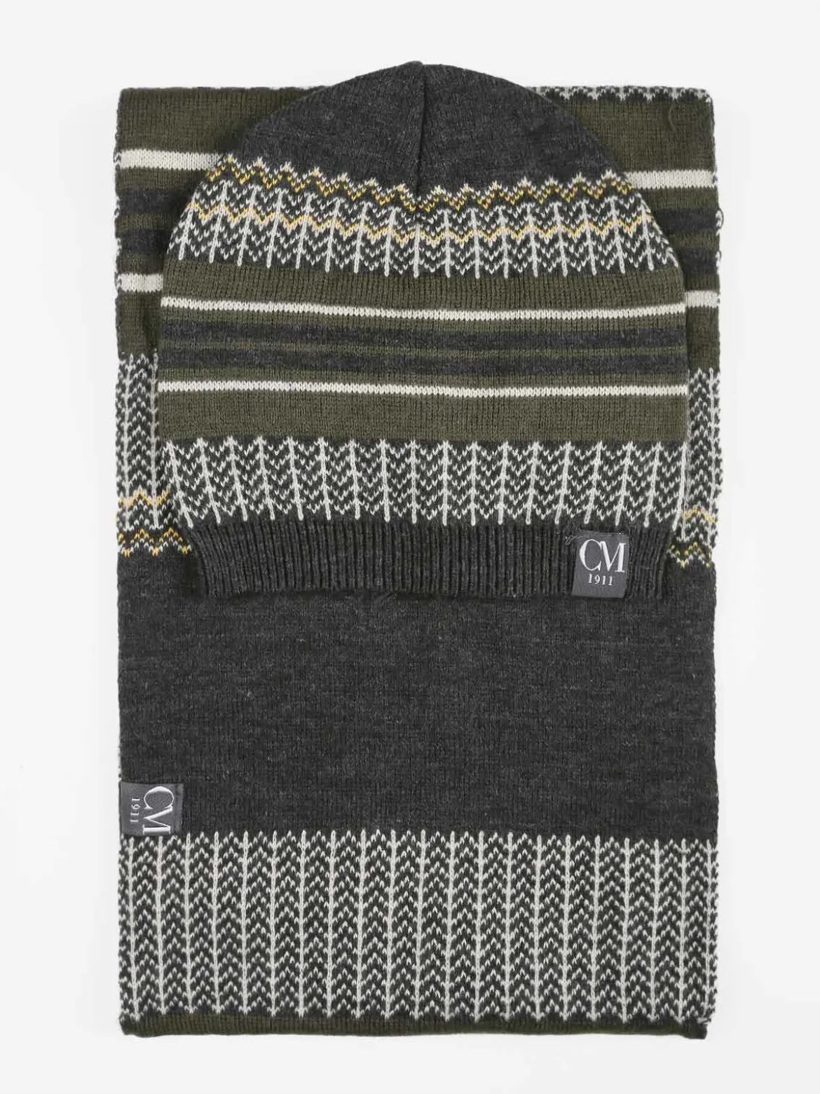 Colombo Set berretto + scaldacollo in maglia