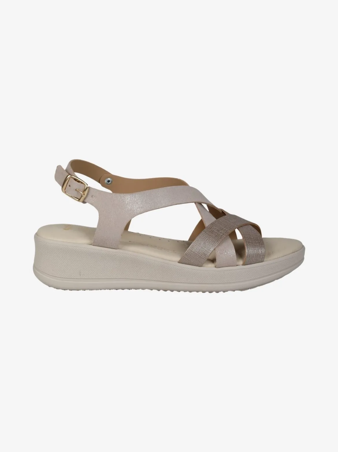 Confosana Sandali donna comfort con zeppa