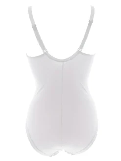 Cotonella CD521B Body donna in pizzo con ferretto coppa B - bianco