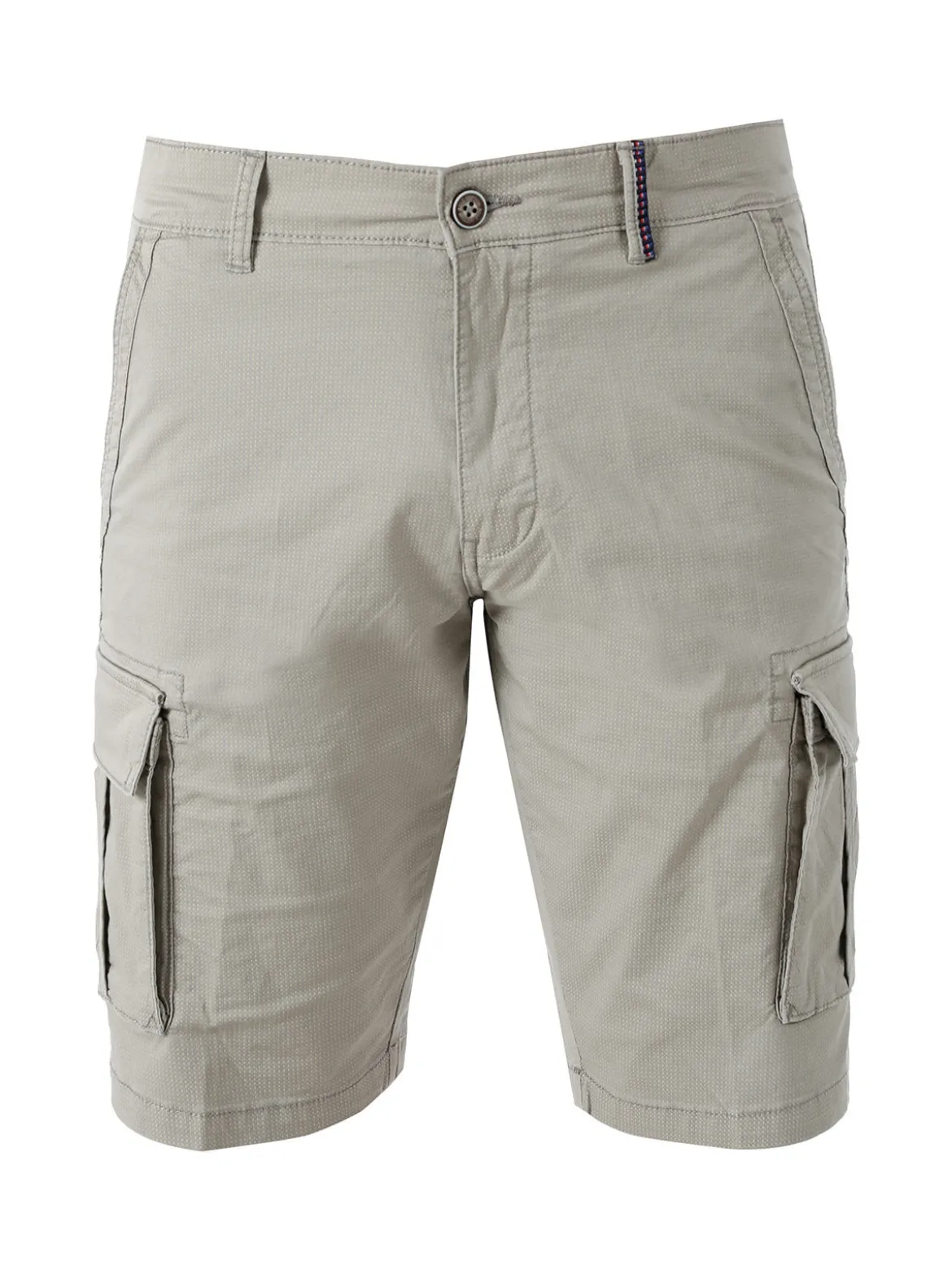 Cotton Belt Bermuda cargo da uomo in cotone stretch - sabbia