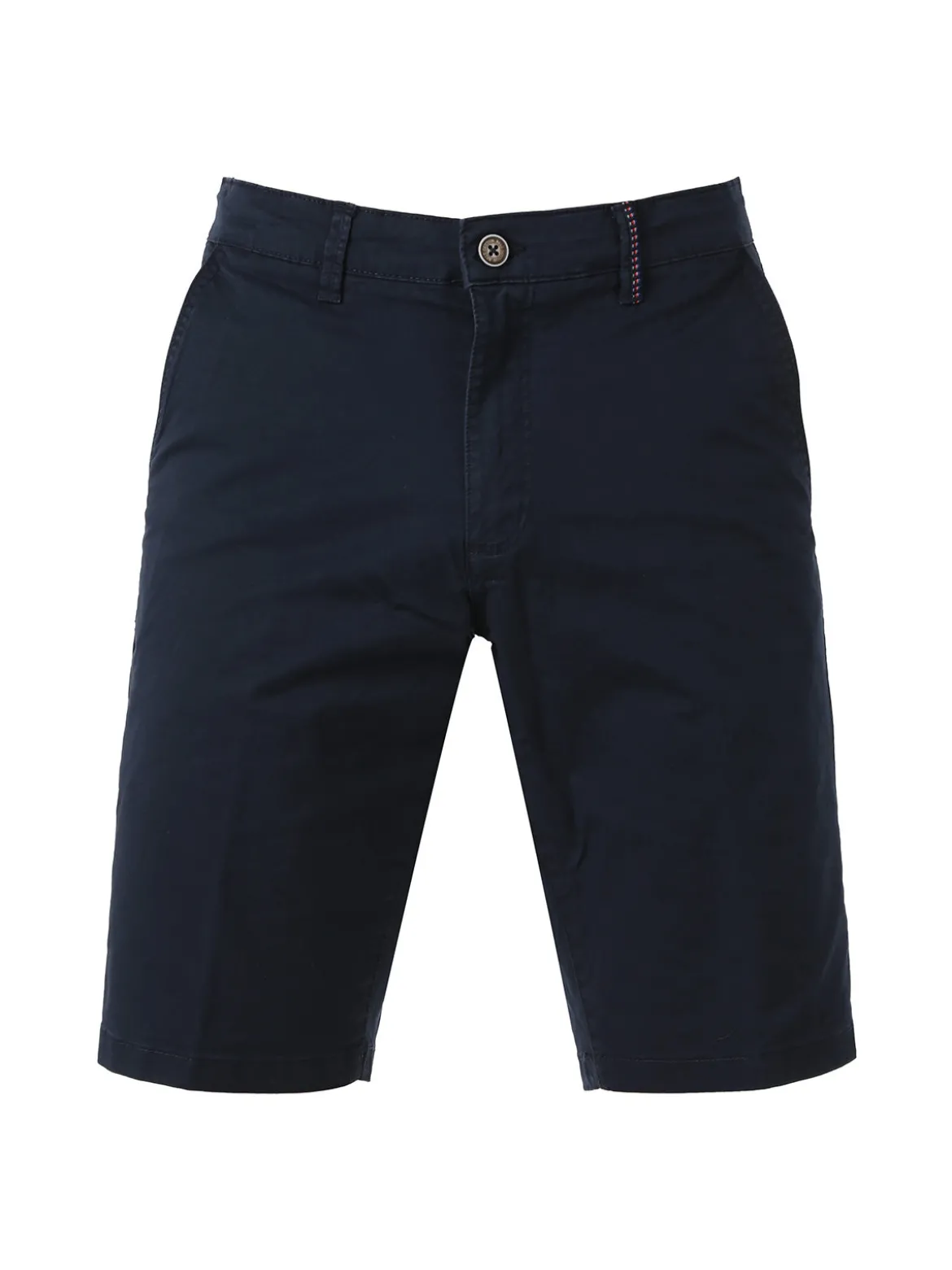 Cotton Belt Bermuda da uomo in cotone stretch - blu scuro