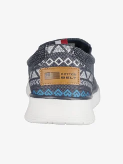 Cotton Belt Mocassini in tessuto da uomo slip on
