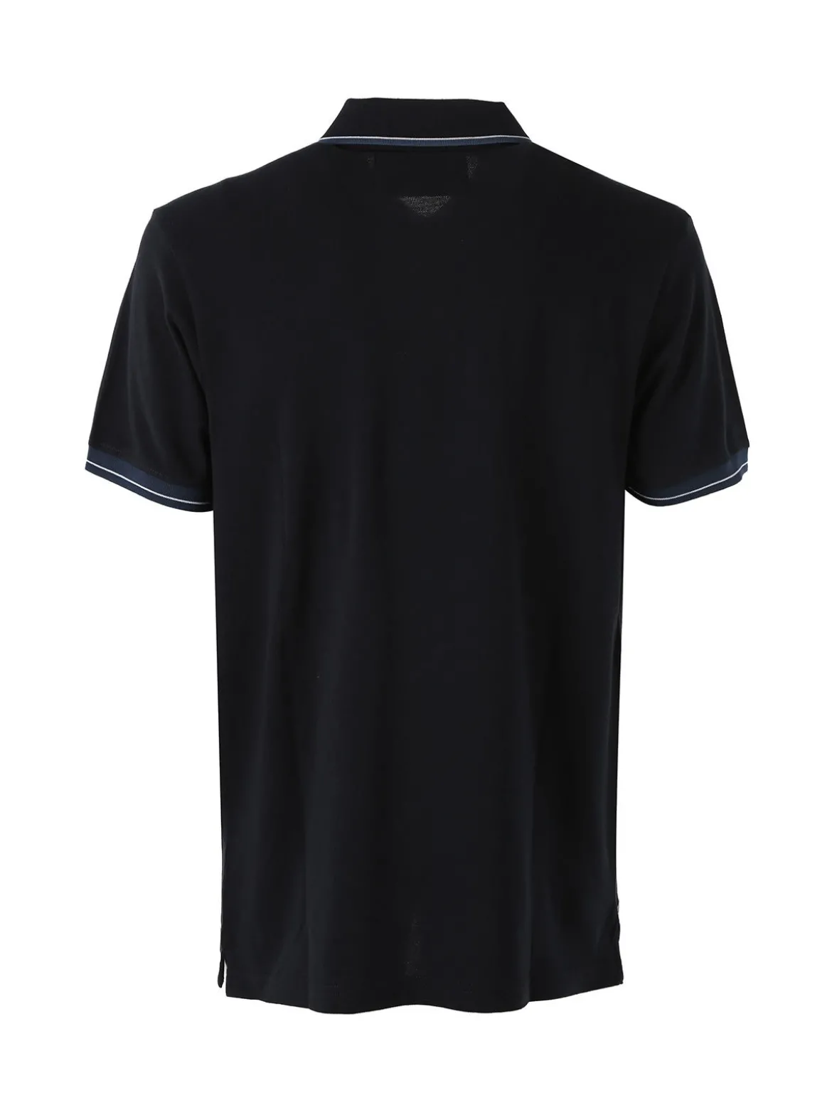 Cotton Belt Polo da uomo in cotone a maniche corte con logo - blu scuro