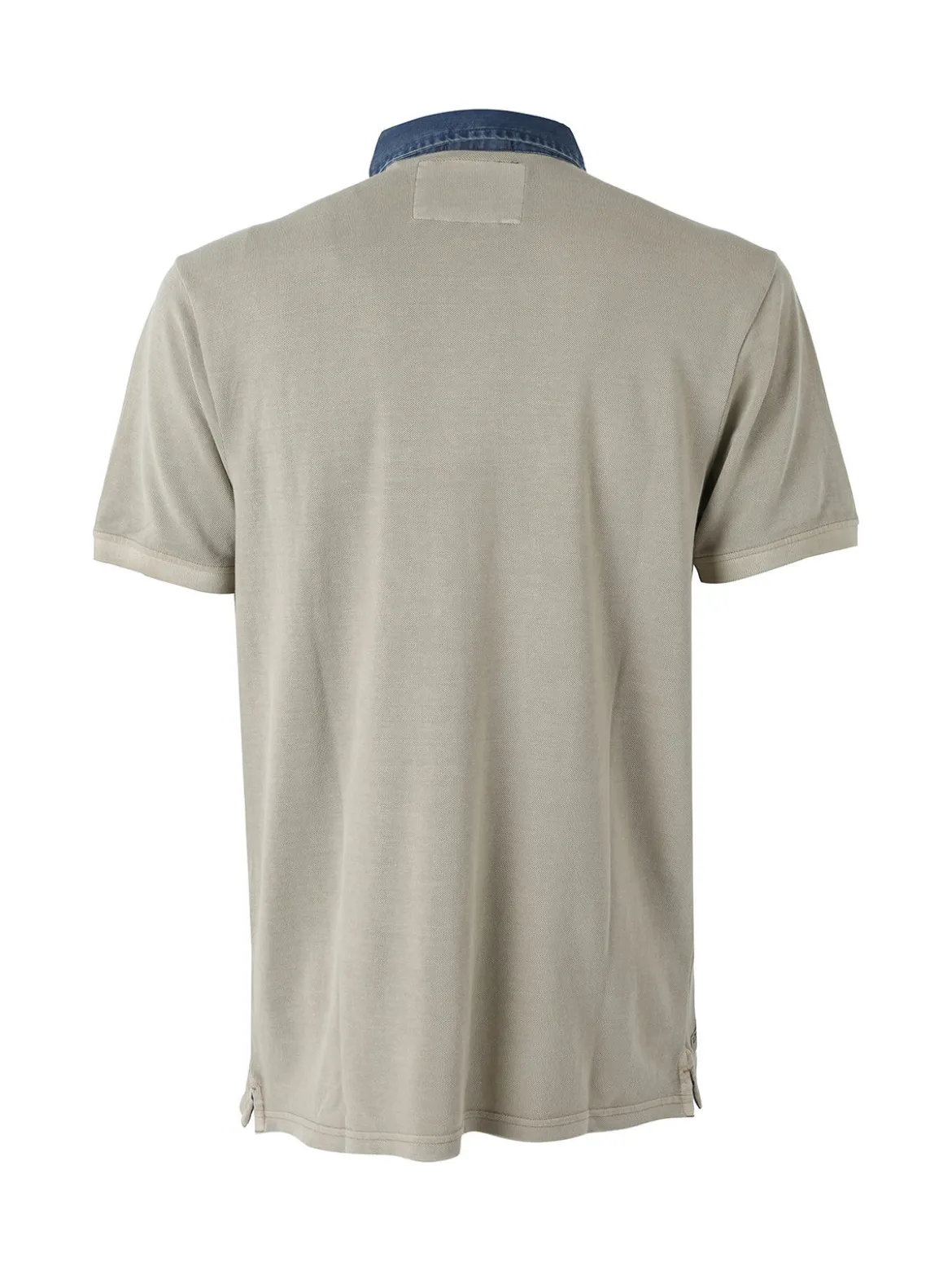 Cotton Belt Polo da uomo in cotone a maniche corte - sabbia