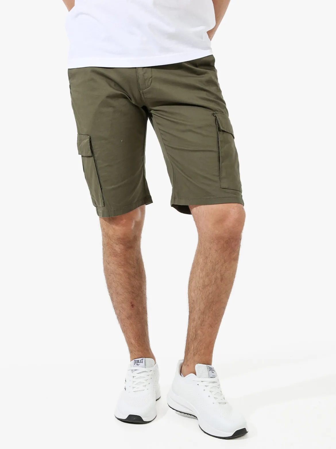 Coveri Moving Bermuda da uomo cargo in cotone - militare