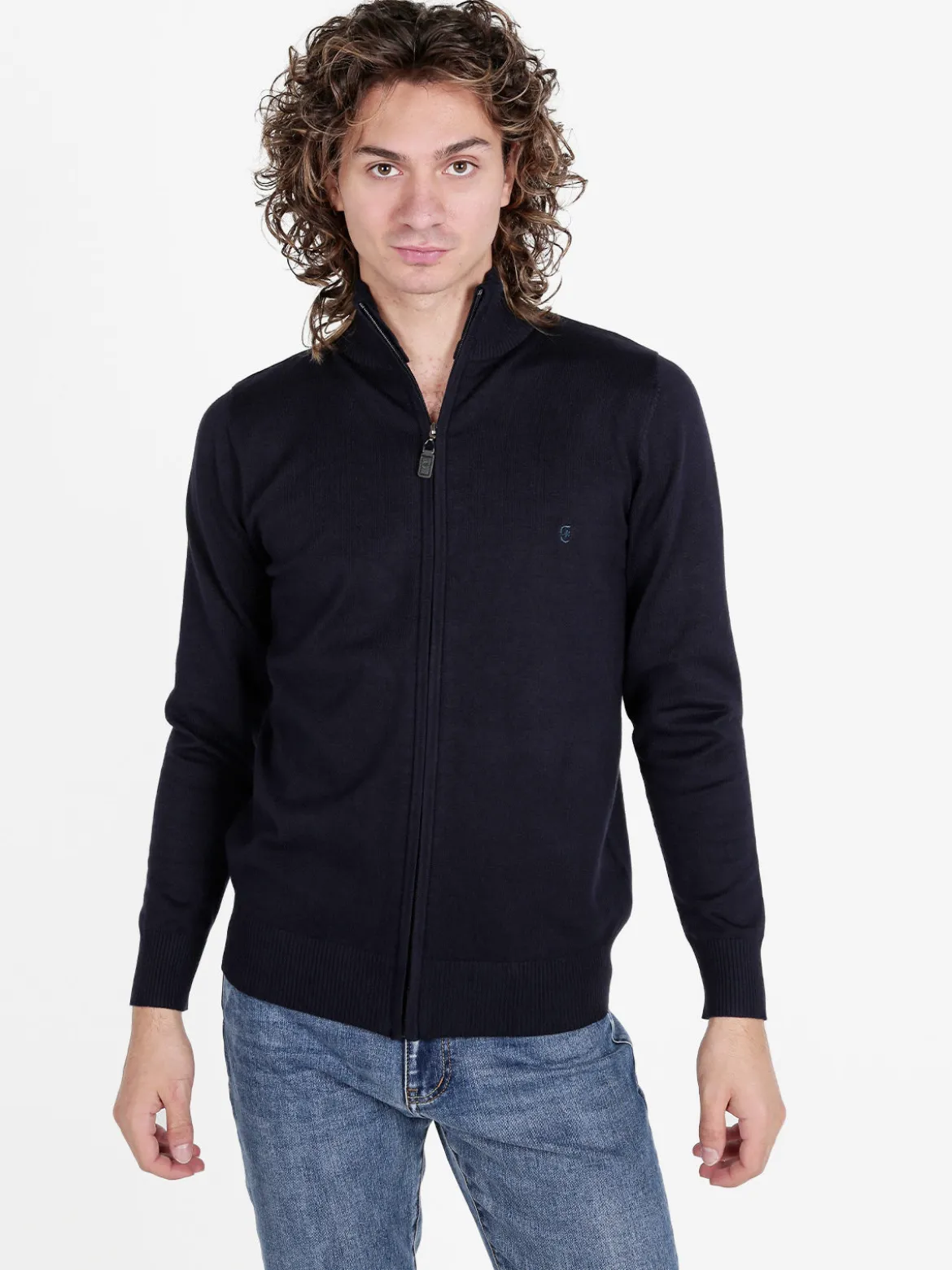 Coveri Moving Cardigan uomo in maglia con zip