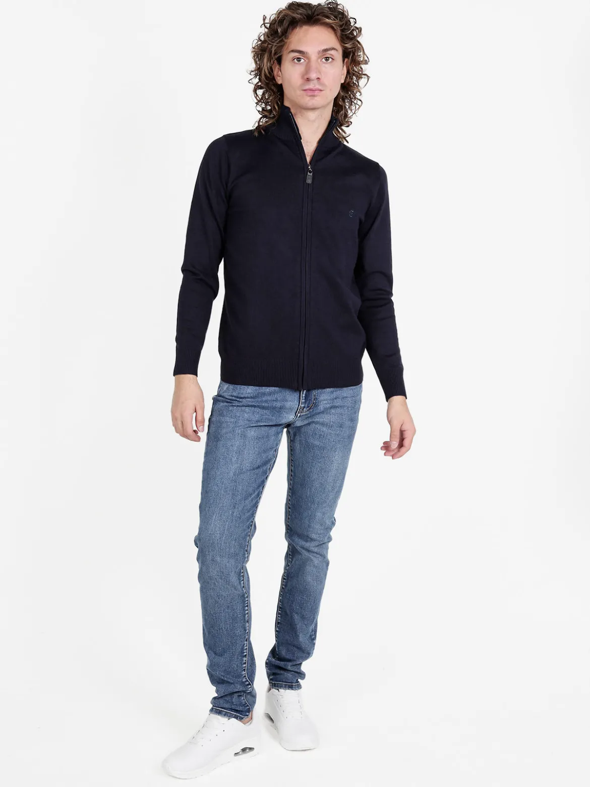 Coveri Moving Cardigan uomo in maglia con zip