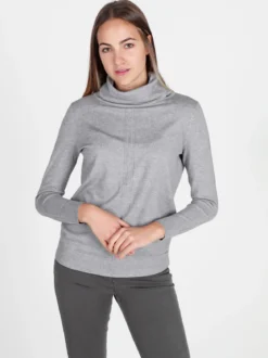 Coveri Moving Dolcevita donna in maglia tinta unita