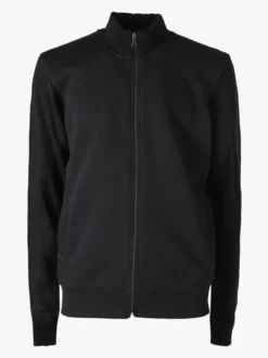 Coveri Moving Felpa da uomo con maniche in maglia - nero