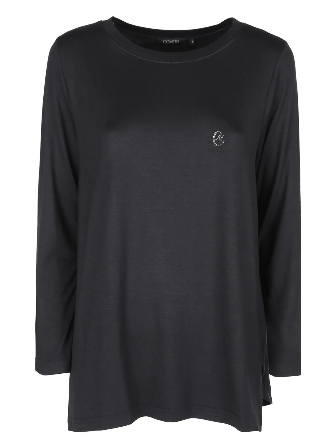 Coveri Moving Maglia a maniche lunghe da donna con strass