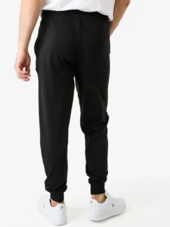 Coveri Moving Pantaloni tuta da uomo in cotone con coulisse e polsini - nero