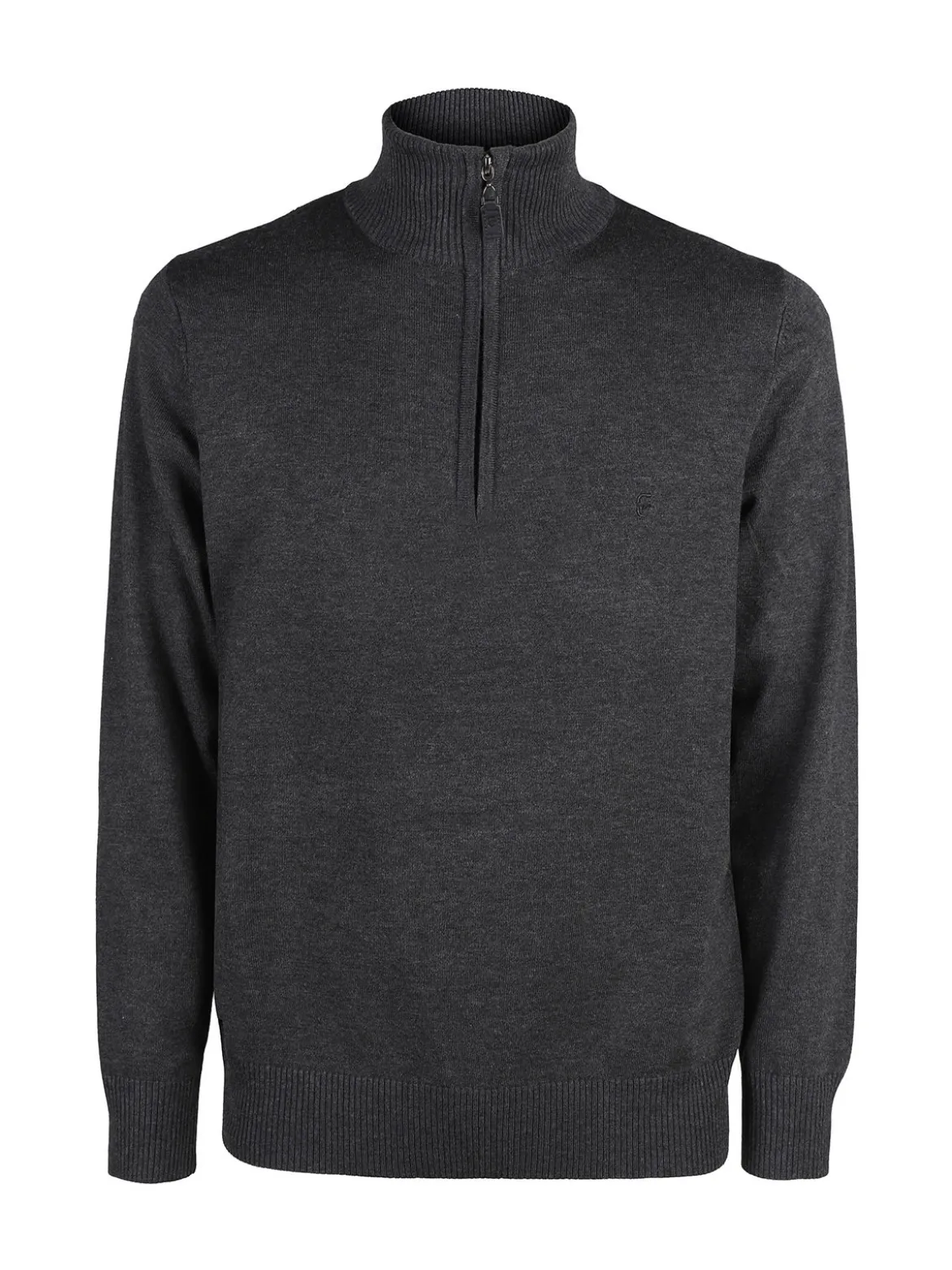 Coveri Moving Pullover da uomo in maglia con chiusura mezza zip