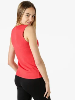 Coveri Moving Top donna in maglia con applicazioni di strass - fragola