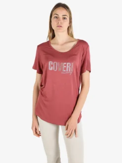 Coveri Moving T-shirt da donna con strass