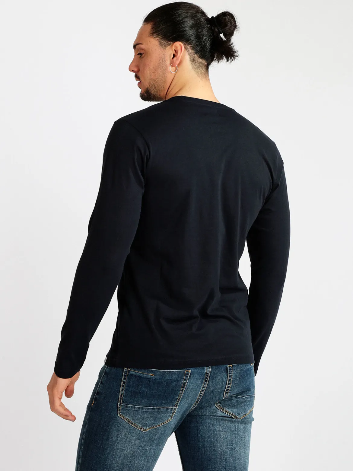 Coveri Moving T-shirt uomo a manica lunga in cotone