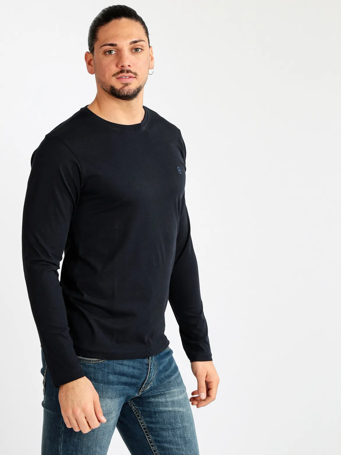 Coveri Moving T-shirt uomo a manica lunga in cotone