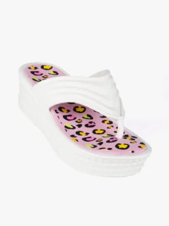 Coveri World Ciabatte donna a infradito in gomma con zeppa