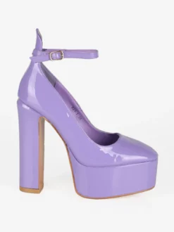 Dame Rose Decolletè donna con tacco e plateau