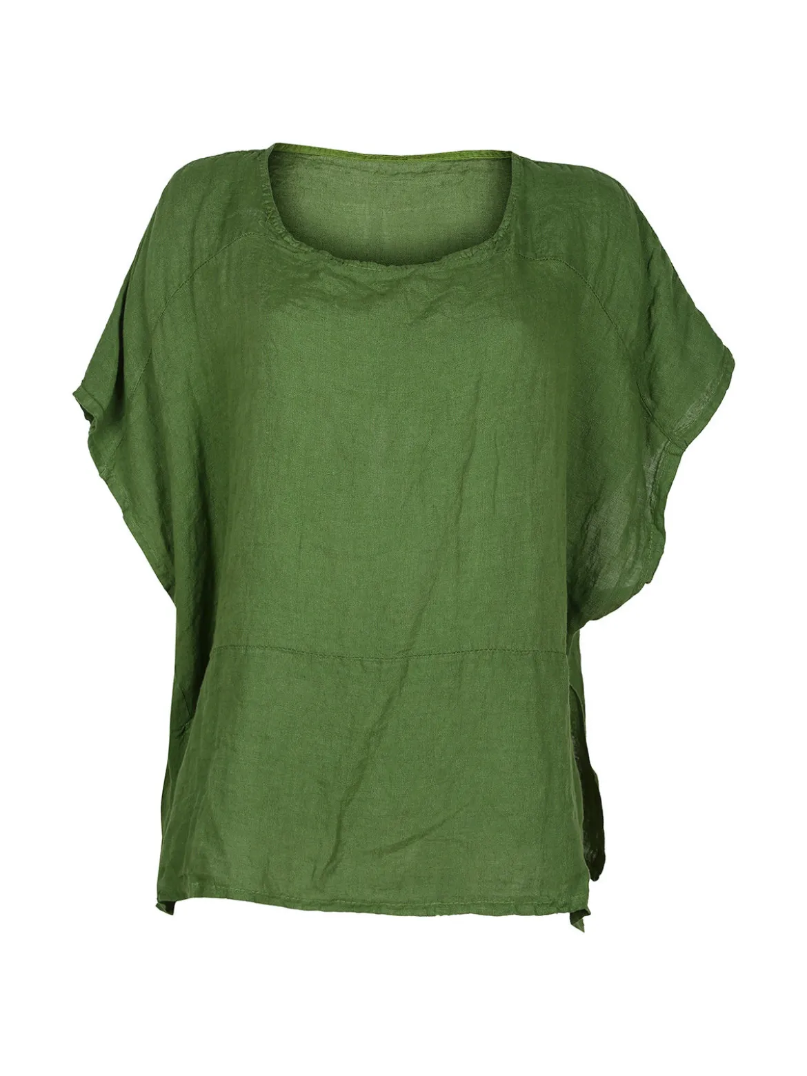 Daystar Blusa donna in lino con maniche a pipistrello