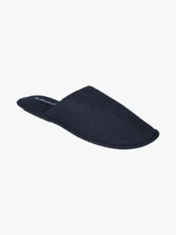 De Fonseca Pantofole da uomo in tessuto a nido d'ape - blu scuro