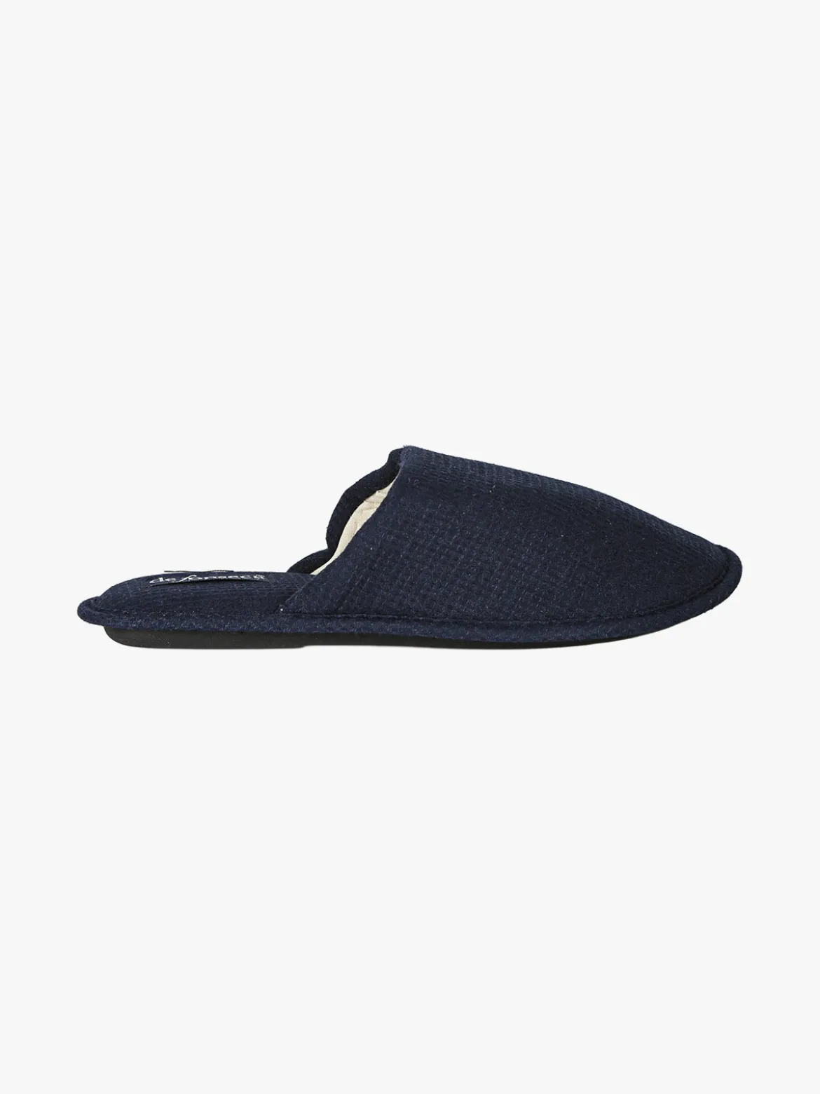 De Fonseca Pantofole da uomo in tessuto a nido d'ape - blu scuro
