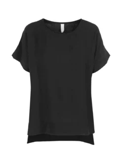 Deva Moda Maxi blusa da donna a maniche corte
