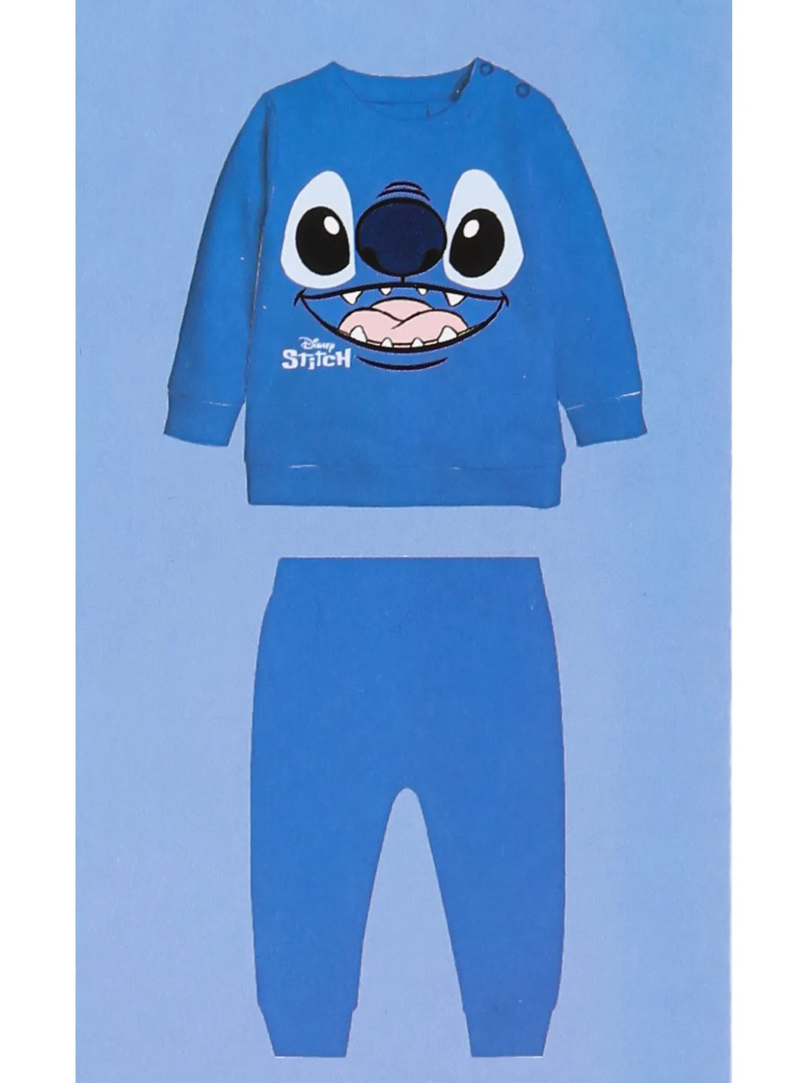 Disney Baby Stitch pigiama da neonato in cotone con stampe - blu