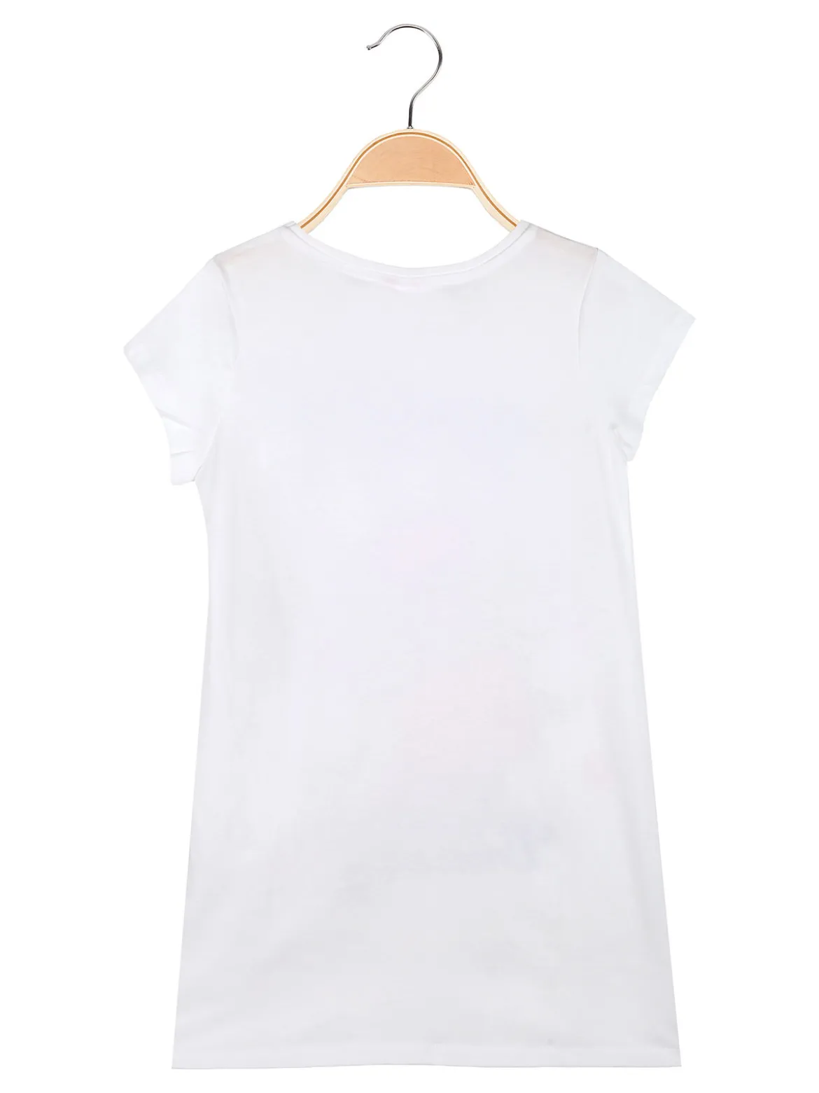 Disney Lilo & Stitch Maxi t-shirt da bambina in cotone con stampa personaggio - blu