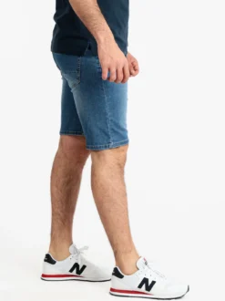 3-D Jeans Bermuda elasticizzato in jeans da uomo