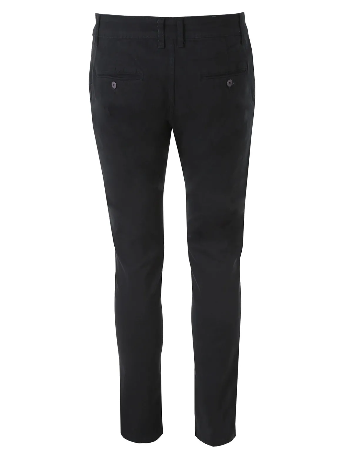 3-D Jeans Pantaloni da uomo slim fit in cotone - nero